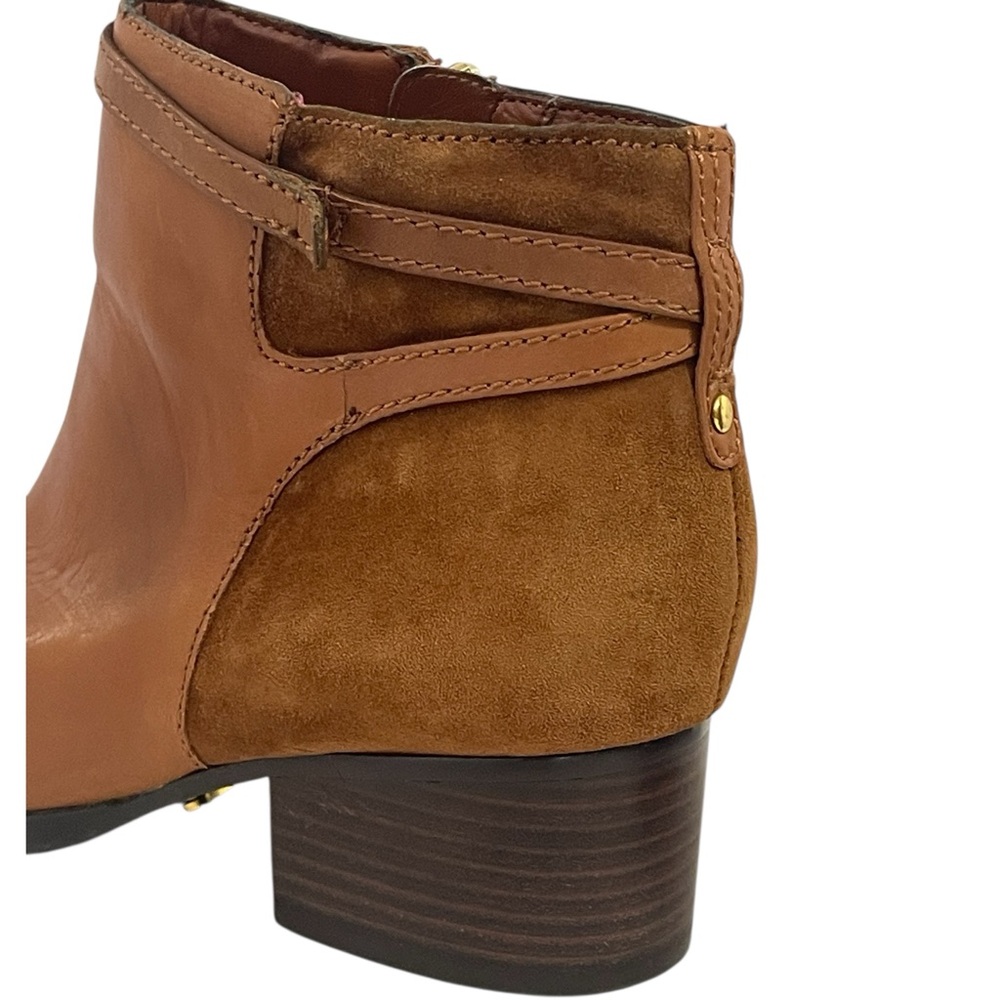 LAUREN RALPH LAUREN DAMARA LEATHER & SUEDE ZIP BOOTIES SZ 7M EUC - Picture 13 of 16